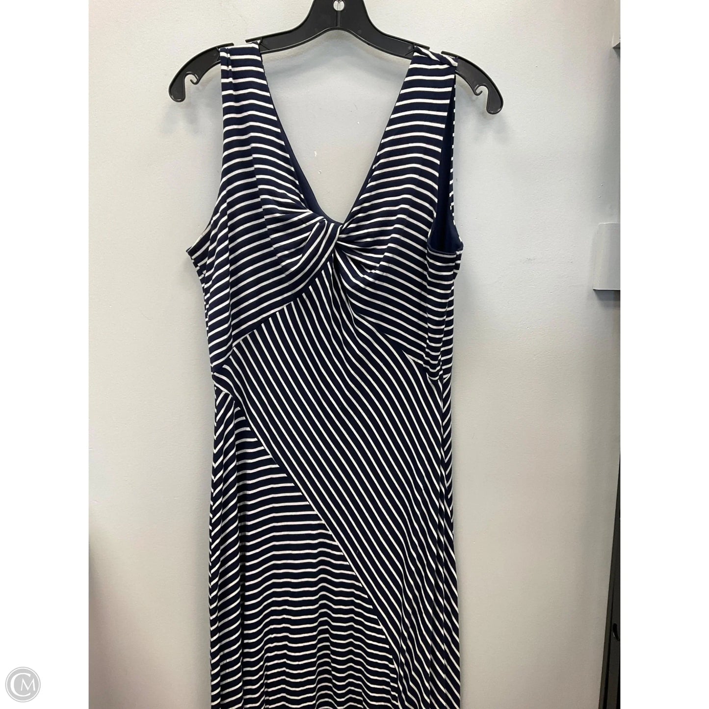 Dress Casual Maxi By Spense In Striped Pattern, Size: L