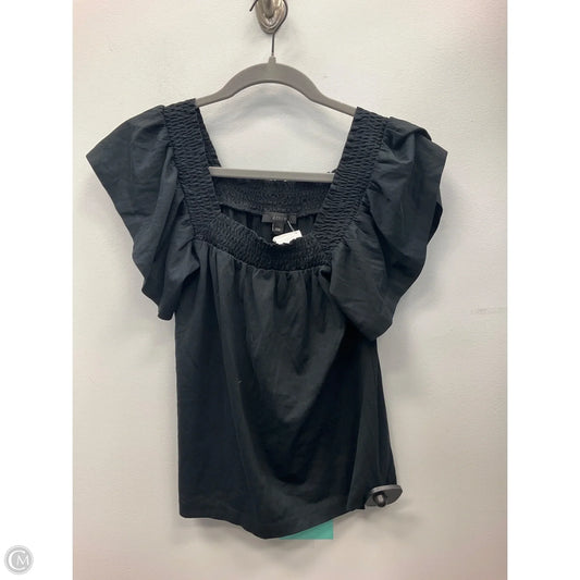 Top Short Sleeve By J. Crew In Black, Size: Xxs