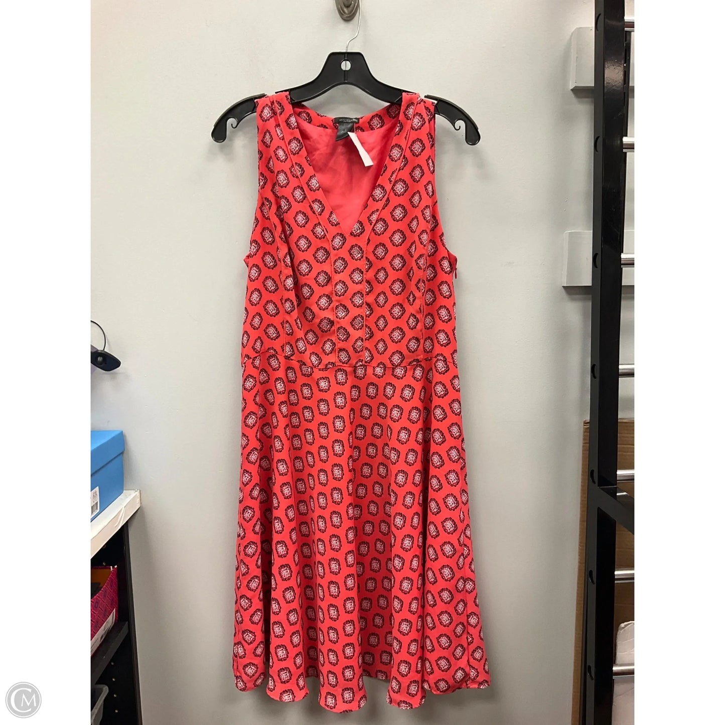Dress Casual Short By Ann Taylor In Pink, Size: 12