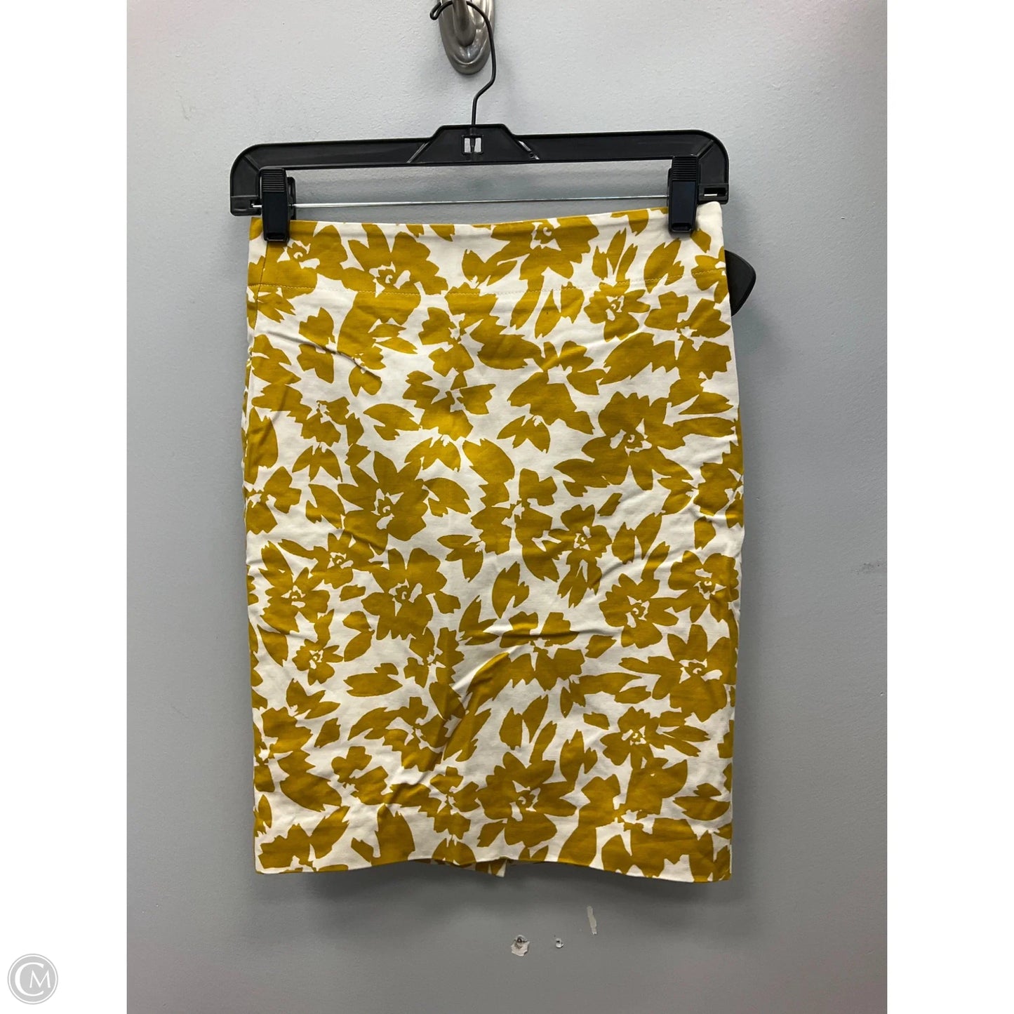Skirt Mini & Short By Loft In Yellow, Size: 0p