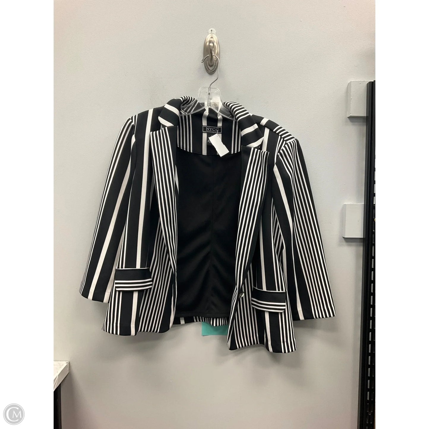 Blazer By Nycc In Striped Pattern, Size: L