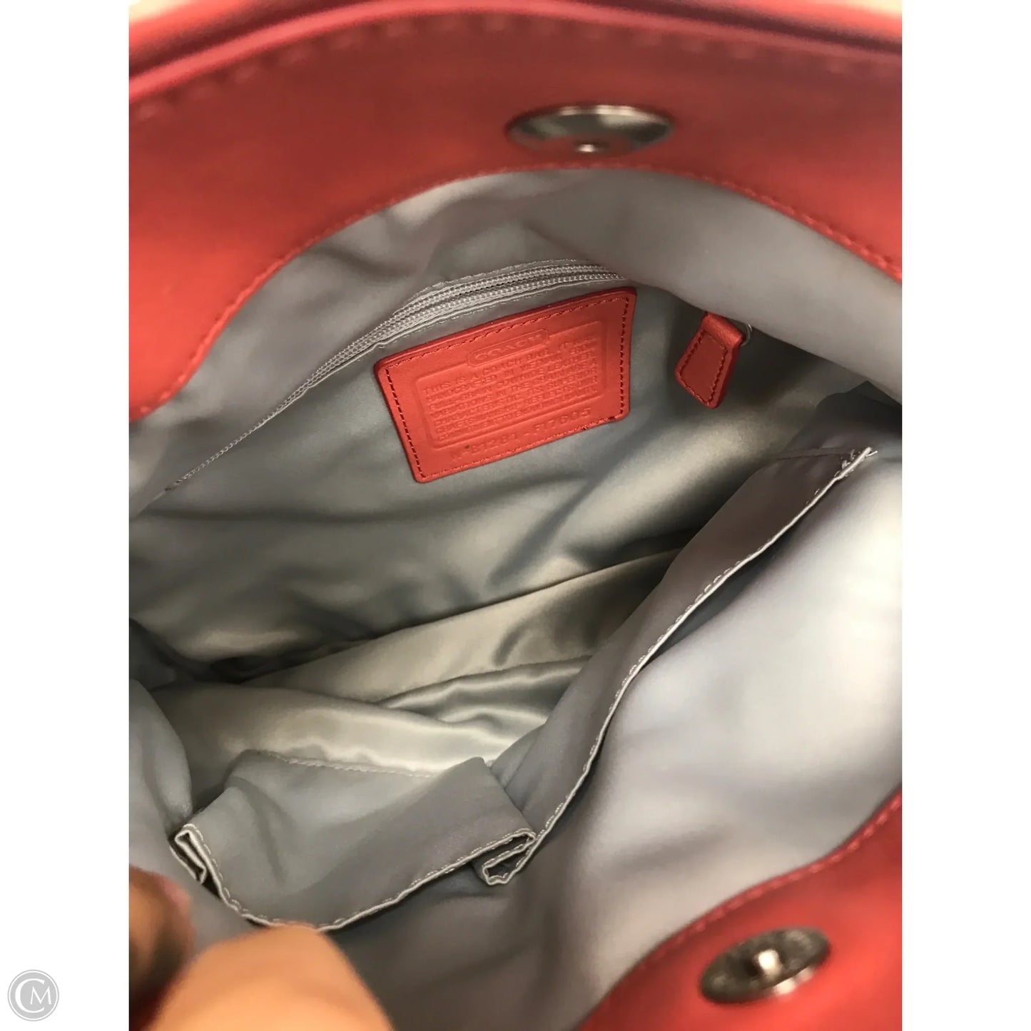 Handbag Designer By Coach, Size: Medium