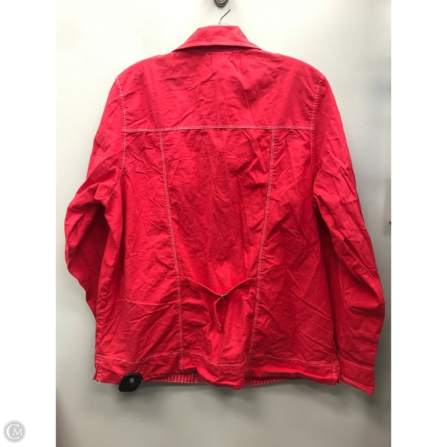 Jacket Shirt By Fresh Produce In Pink, Size: L