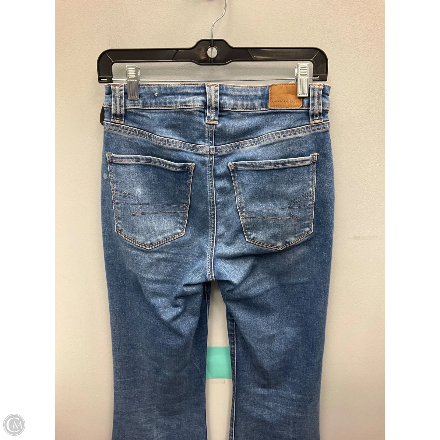 Jeans Flared By American Eagle In Blue, Size: 6