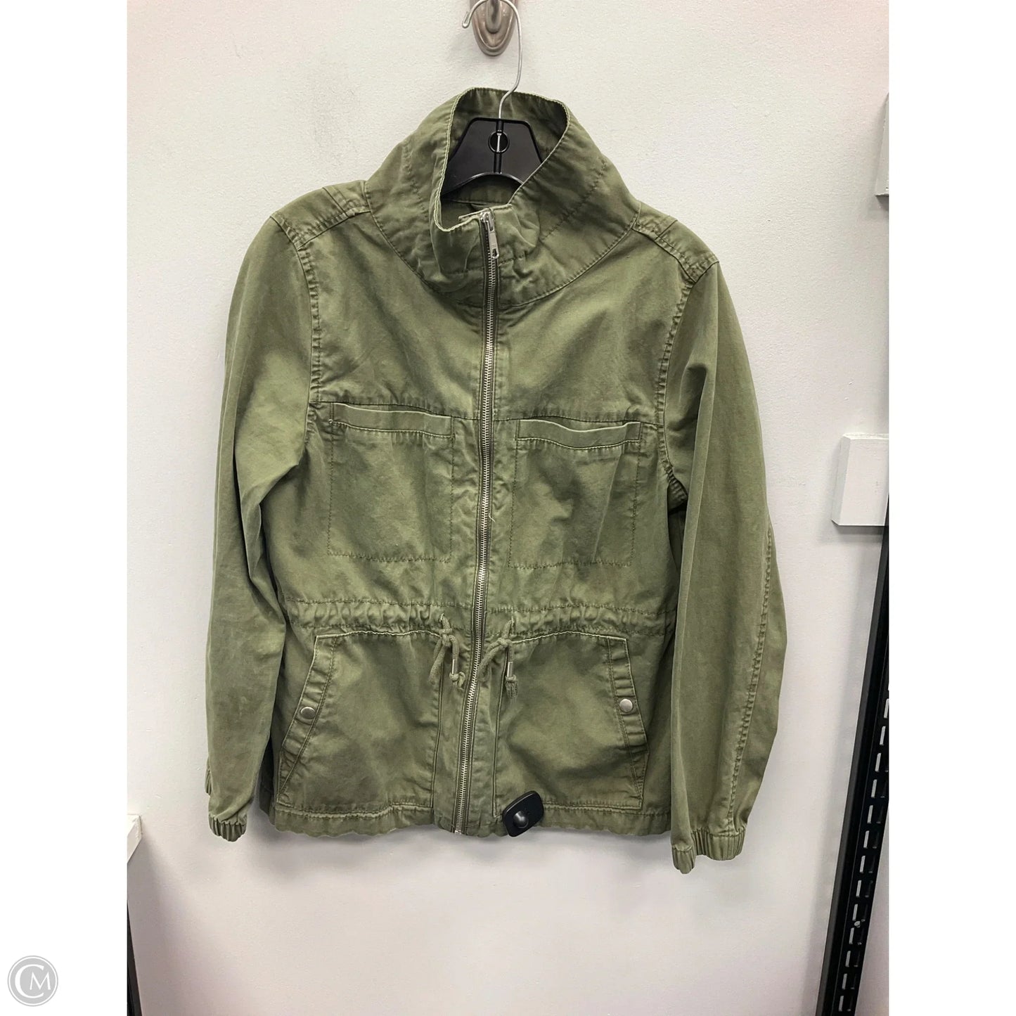 Jacket Moto By Old Navy In Green, Size: M
