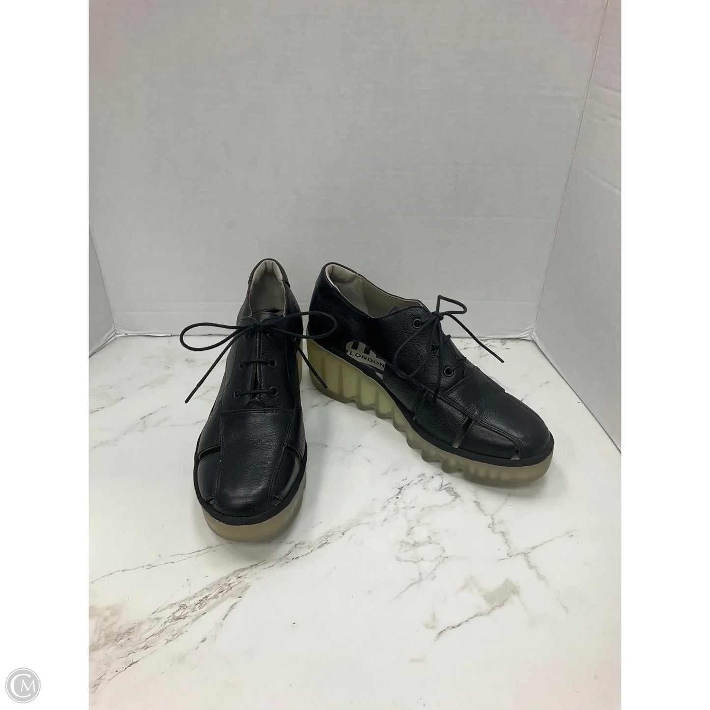 Shoes Heels Wedge By Fly London In Black, Size: 8