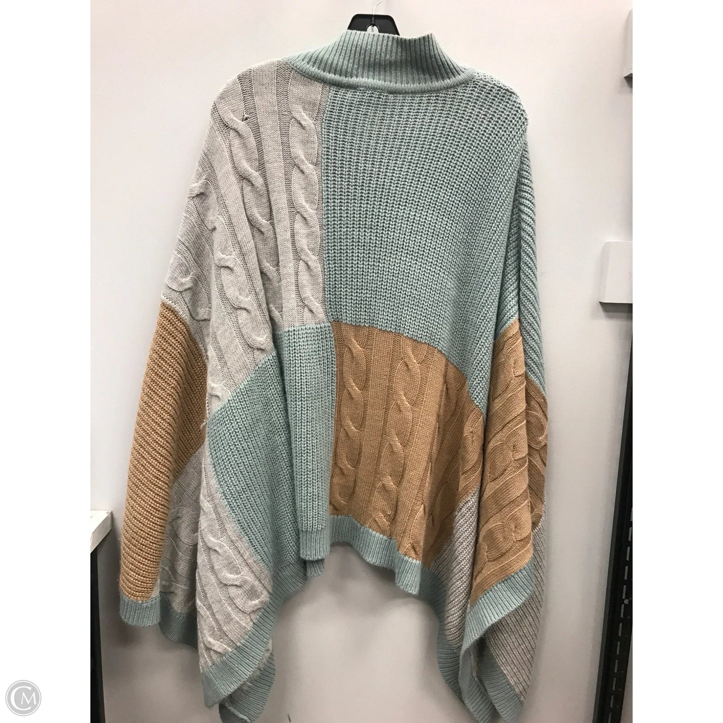 Poncho By Vici In Blue & Brown, Size: Osfm