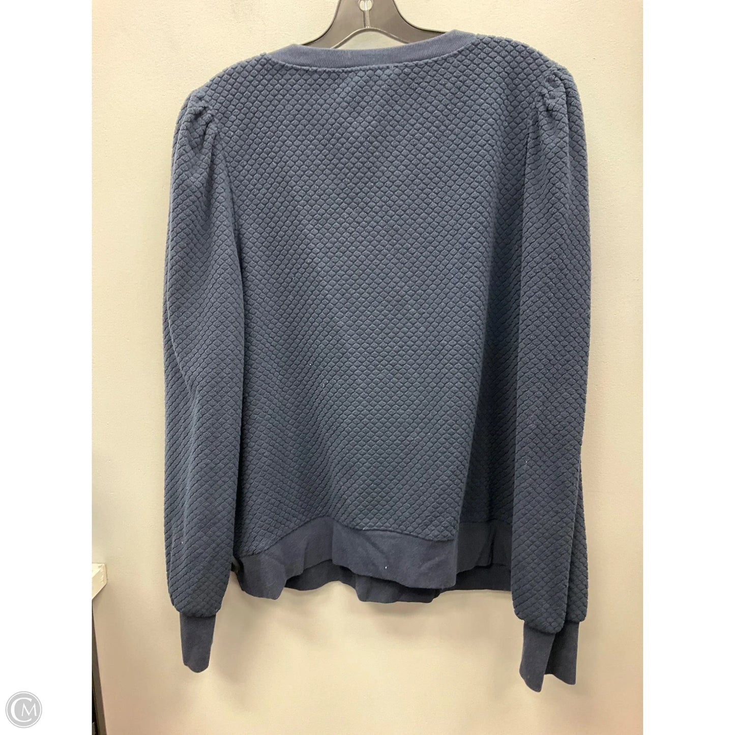 Top Long Sleeve By Clothes Mentor In Navy, Size: Xl
