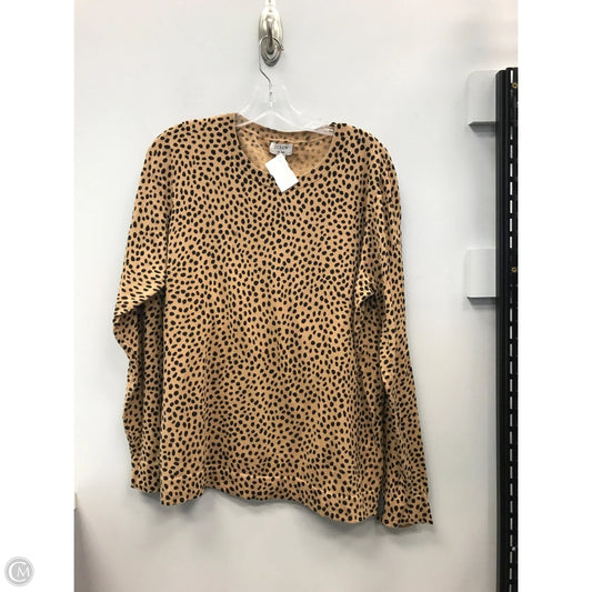 Sweater By J. Crew In Animal Print, Size: Xxl