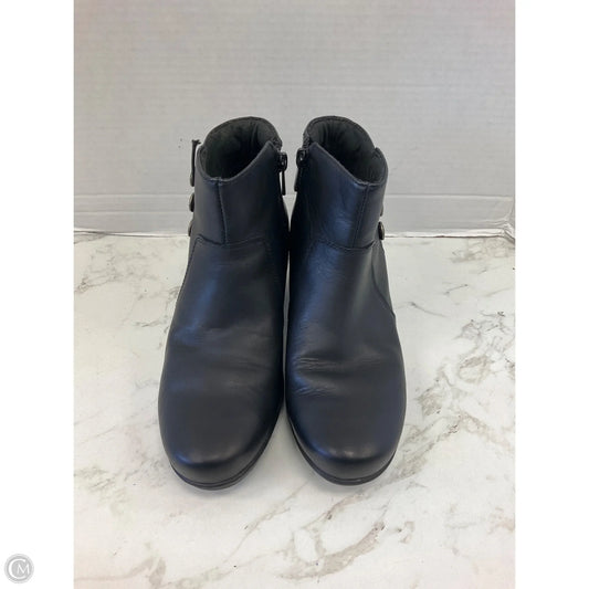 Boots Ankle Heels By Clarks In Black, Size: 7