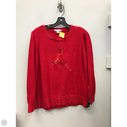 Sweater By Westport In Red, Size: Xl