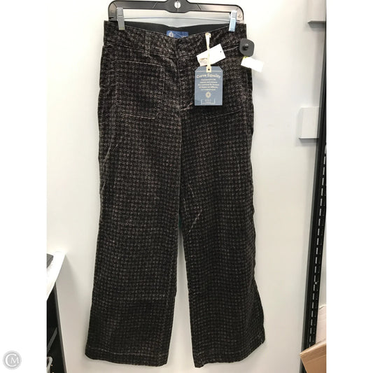 Pants Corduroy By Democracy In Black & Brown, Size: 8