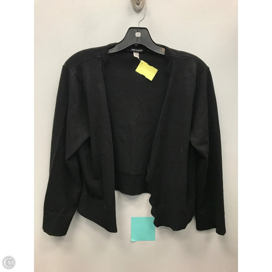 Sweater Cardigan By Cable And Gauge In Black, Size: L