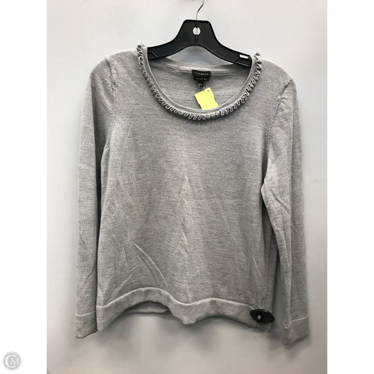 Sweater By Talbots In Grey, Size: L
