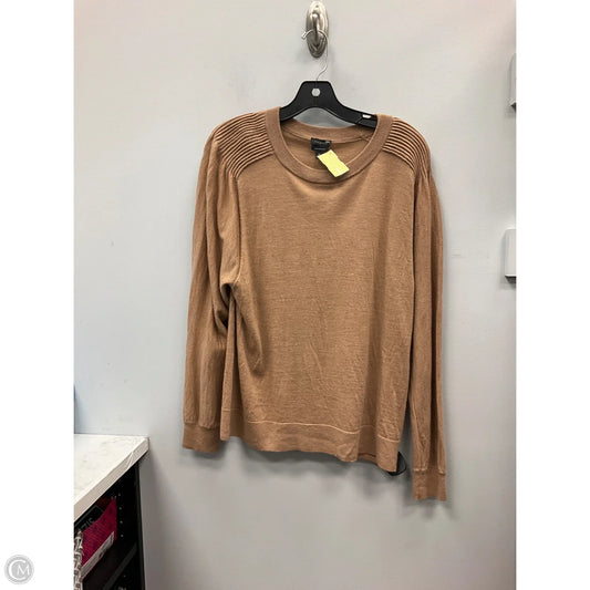 Sweater By Talbots In Tan, Size: Xl