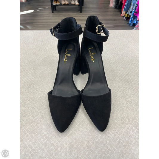 Shoes Heels Block By Lulus In Black, Size: 9