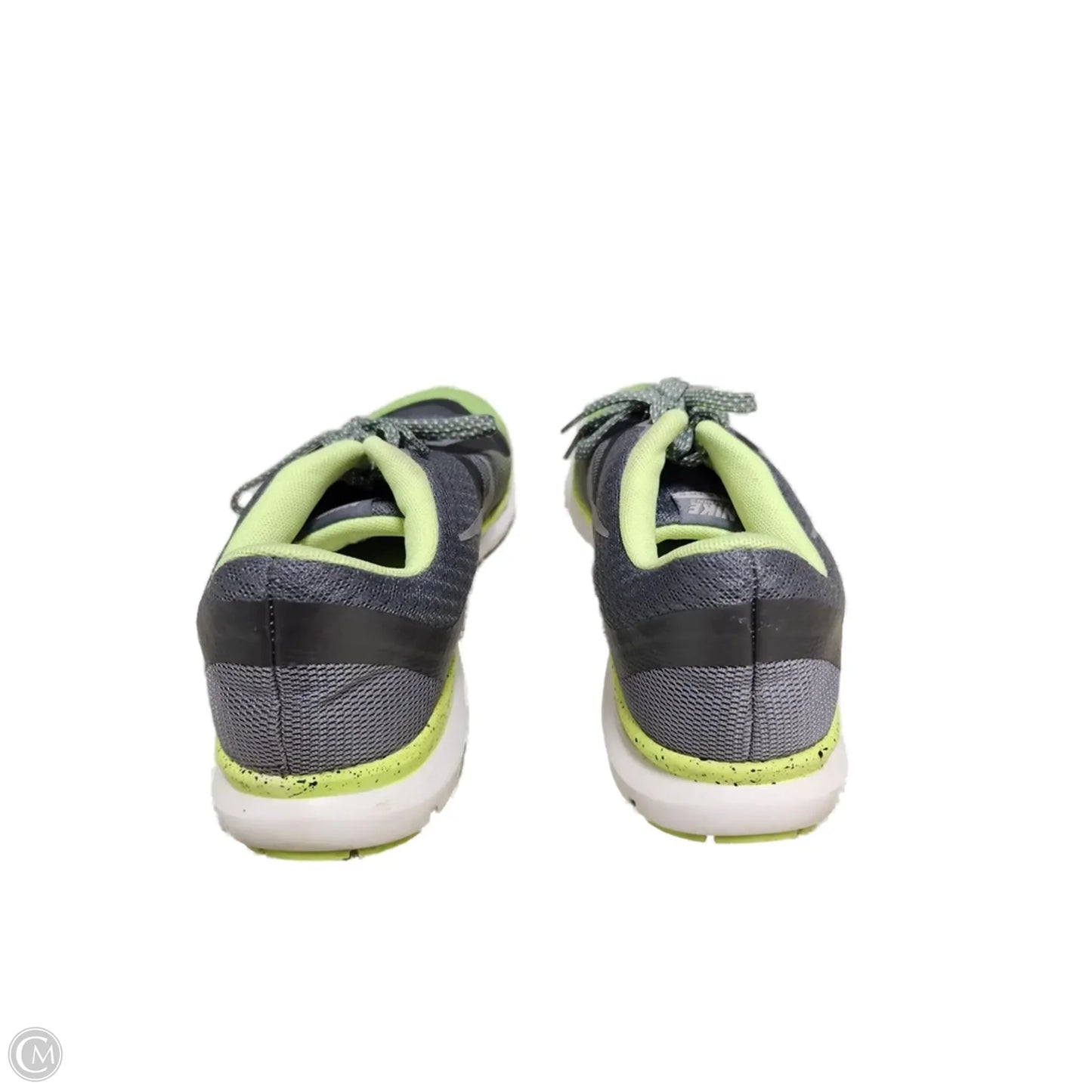 Shoes Athletic By Nike In Green & Grey, Size: 8