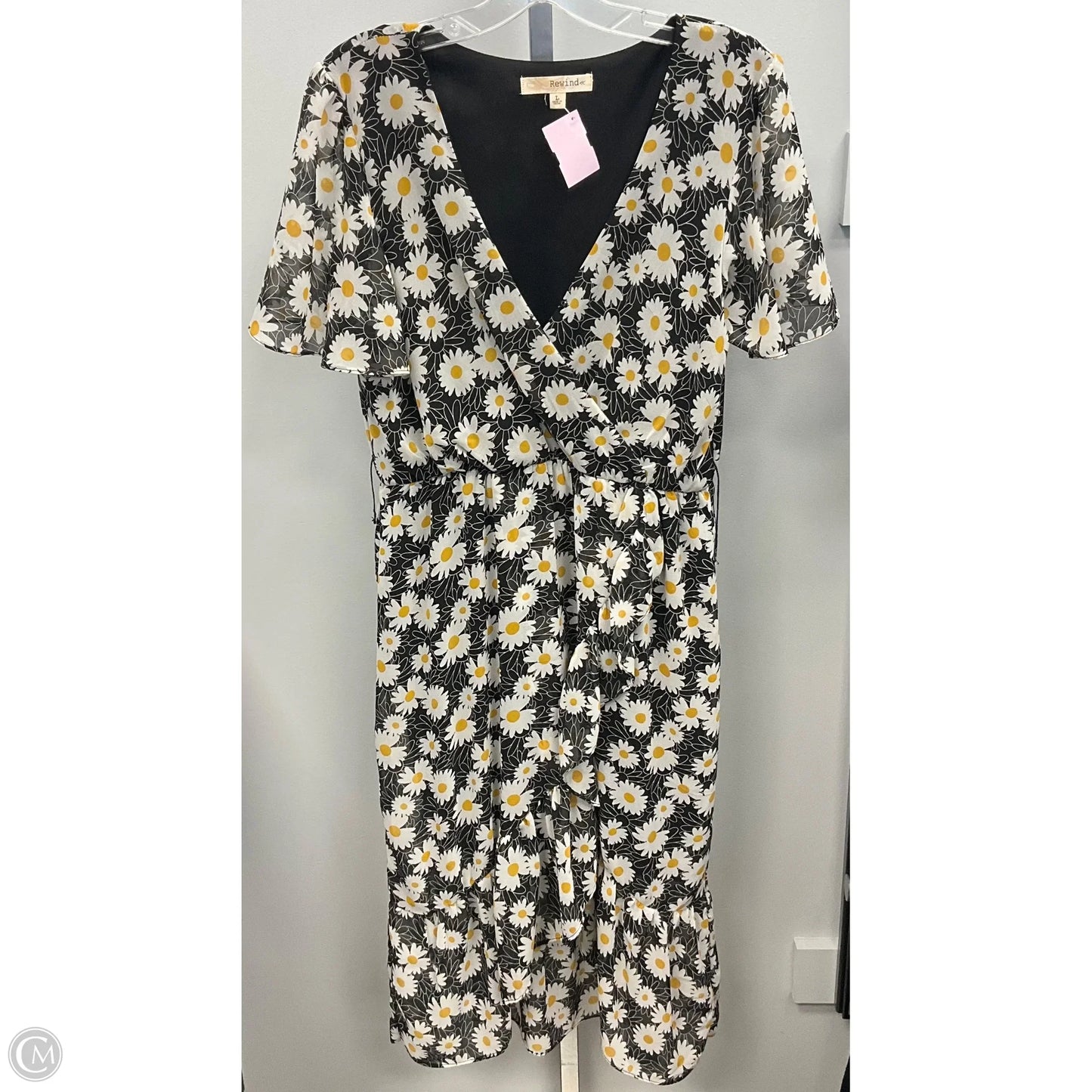 Dress Casual Short By Rewind In Floral Print, Size: L