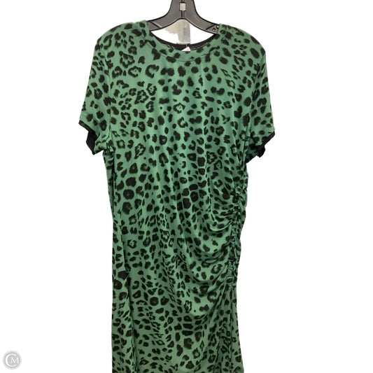 Dress Casual Short By Cabi In Animal Print, Size: Xl