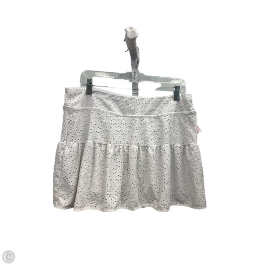 Skort Designer By Lilly Pulitzer In White, Size: Xl