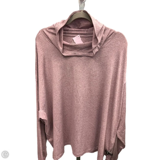 Sweatshirt Hoodie By Athleta In Purple, Size: 3x