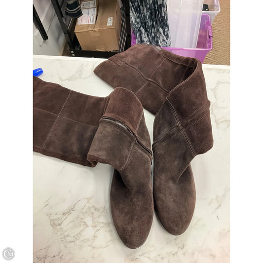 Boots Knee Heels By Sam Edelman In Brown, Size: 8