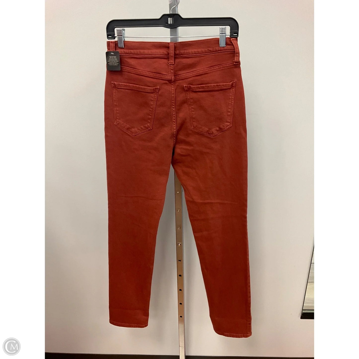 Jeans Straight By Ana In Orange, Size: 6