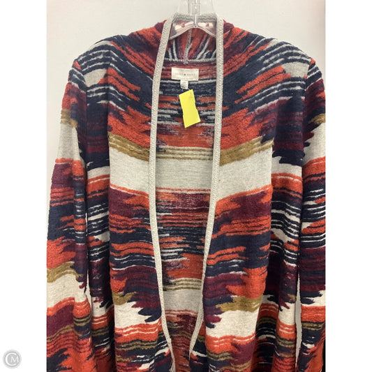 Sweater Cardigan By Lucky Brand In Multi-colored, Size: S