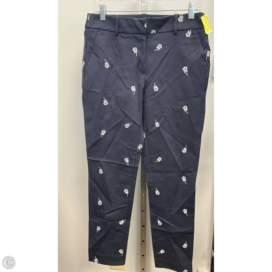 Pants Dress By Loft In Blue & White, Size: 6