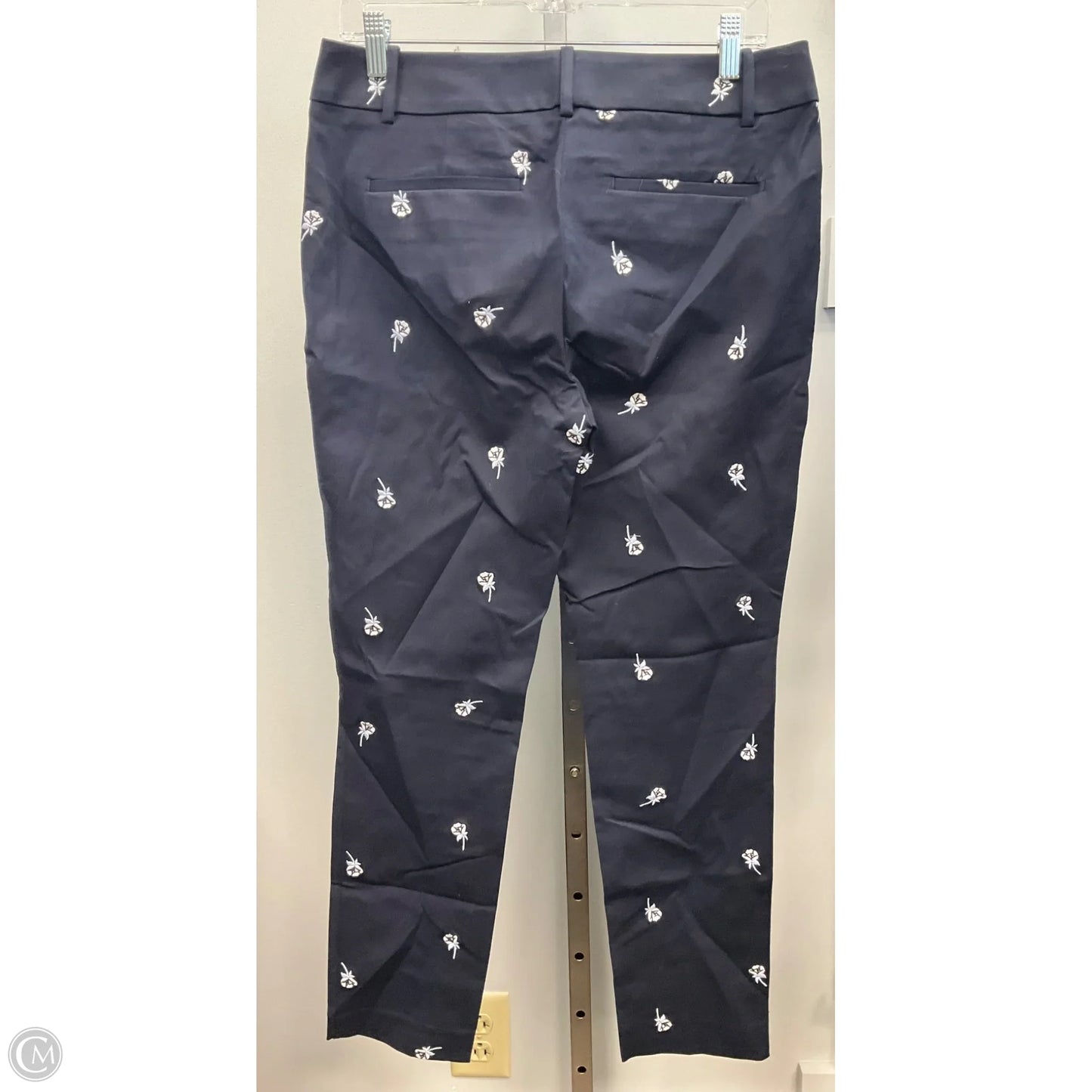 Pants Dress By Loft In Blue & White, Size: 6