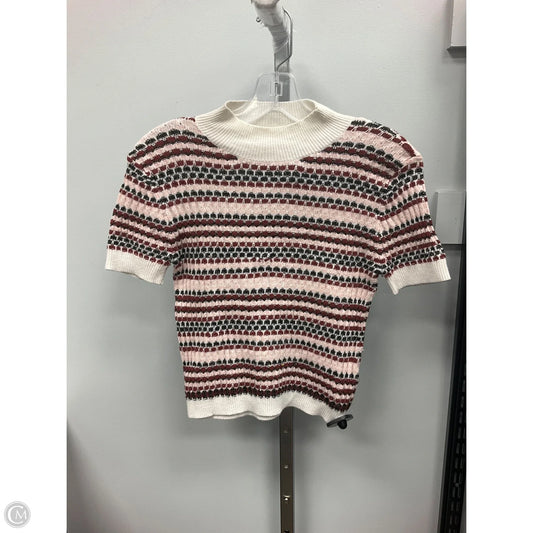 Sweater Short Sleeve By Maeve In Pink, Size: S