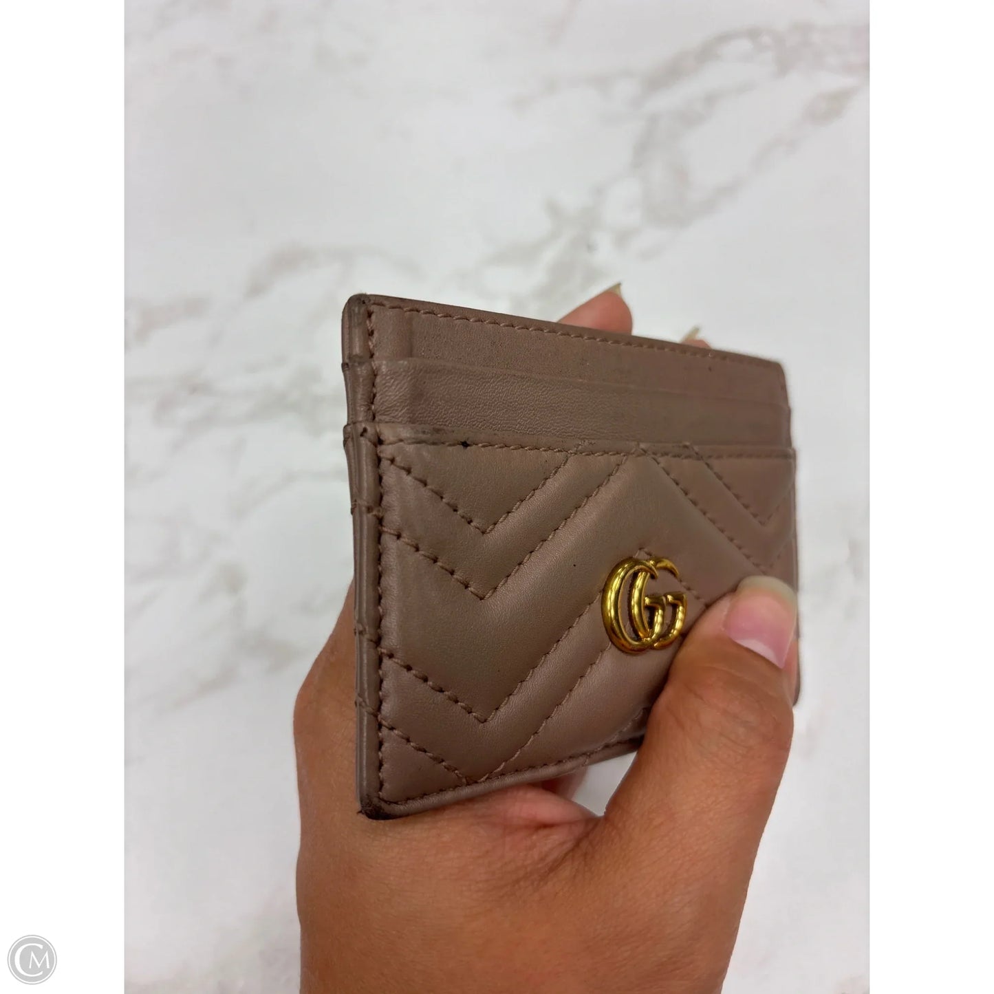 Id/card Holder Luxury Designer By Gucci, Size: Small