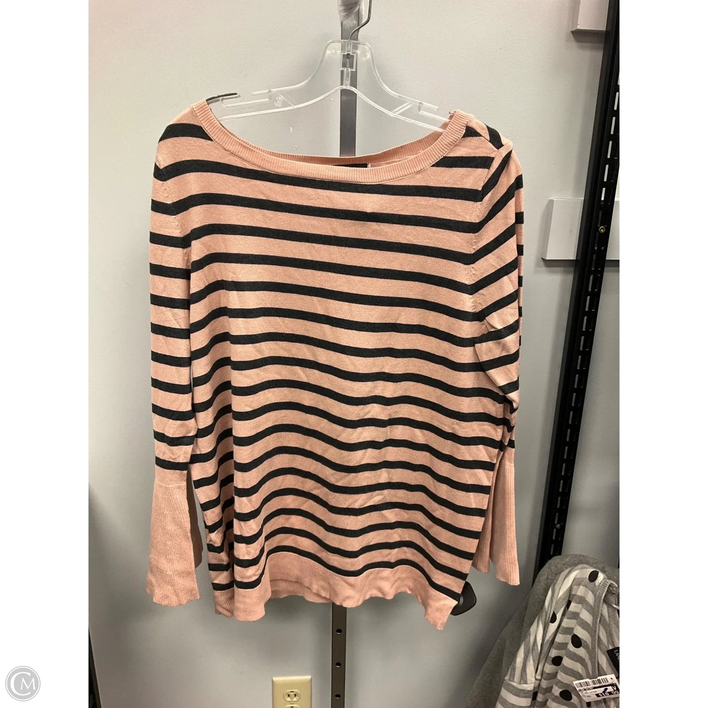 Top Long Sleeve By Lane Bryant In Striped Pattern, Size: Xl