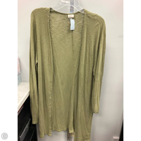 Sweater Cardigan By A New Day In Green, Size: Xs