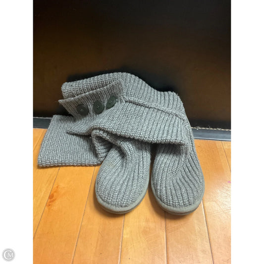 Boots Designer By Ugg In Grey, Size: 6