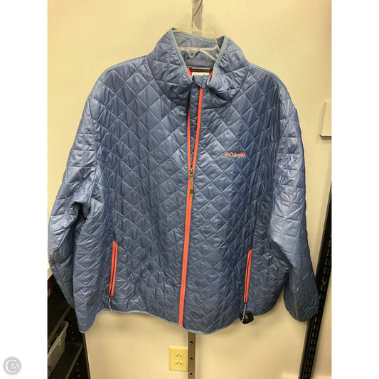 Jacket Puffer & Quilted By Columbia In Blue, Size: 3x