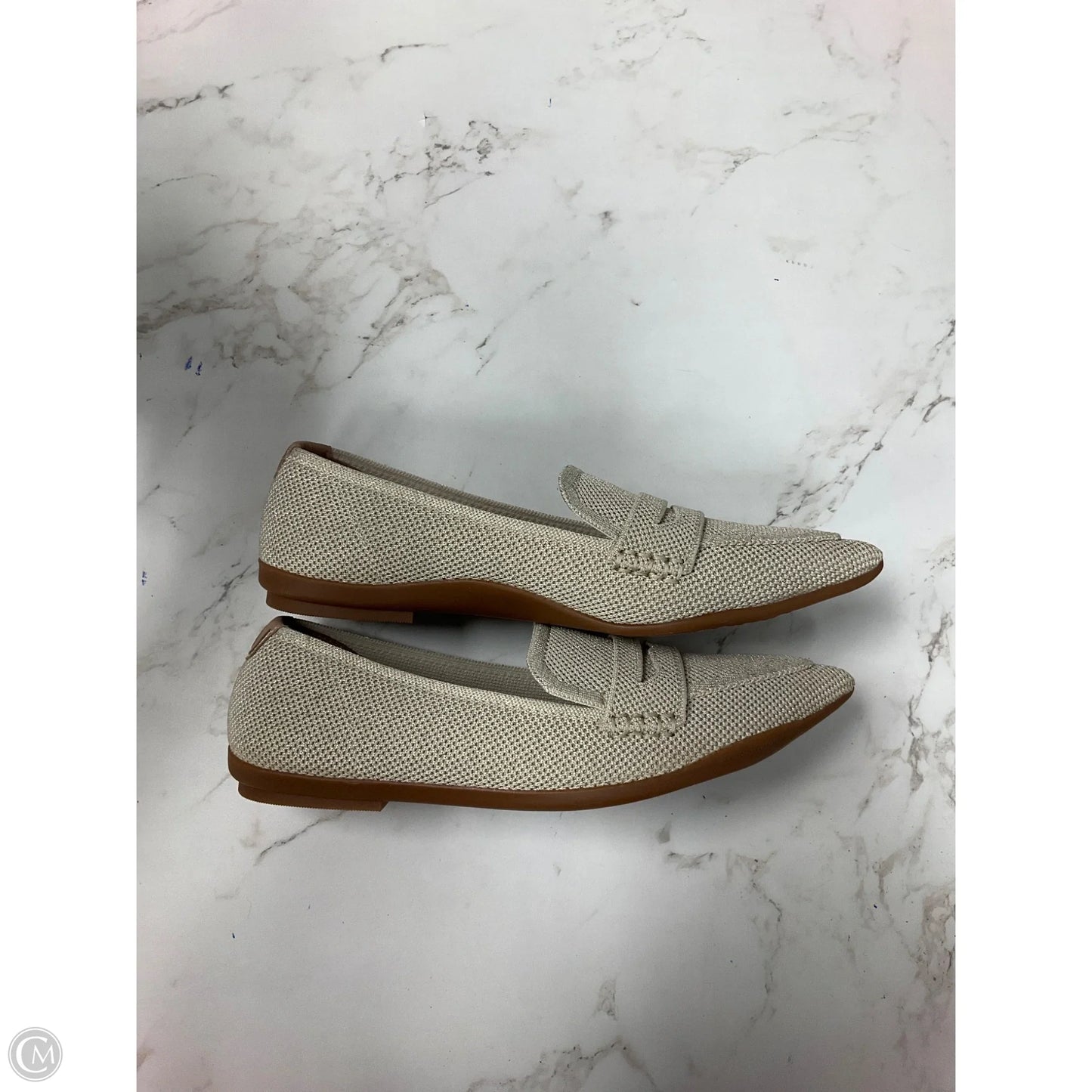 Shoes Flats By Aerosoles In Gold, Size: 8.5