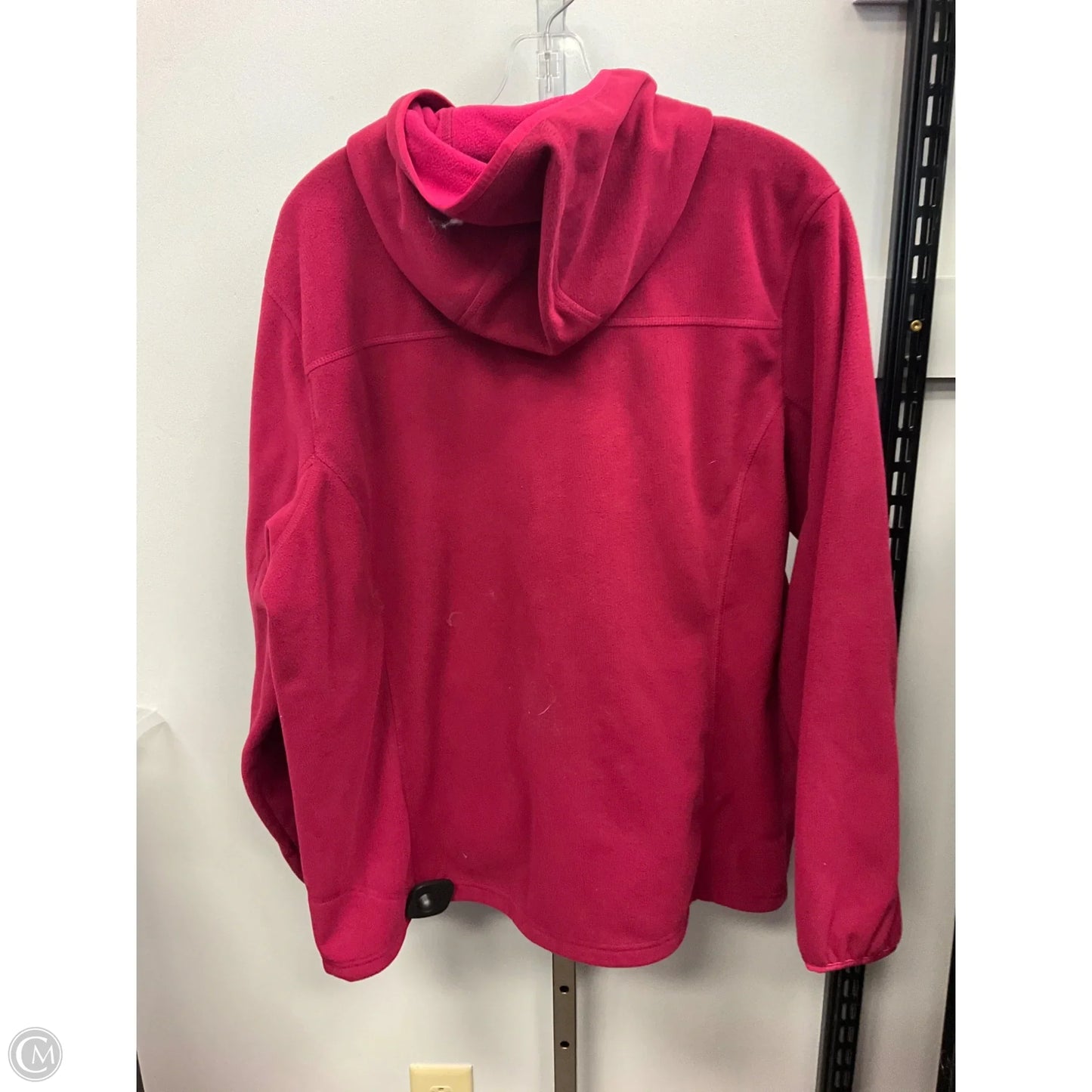 Jacket Fleece By L.l. Bean In Maroon, Size: 1x