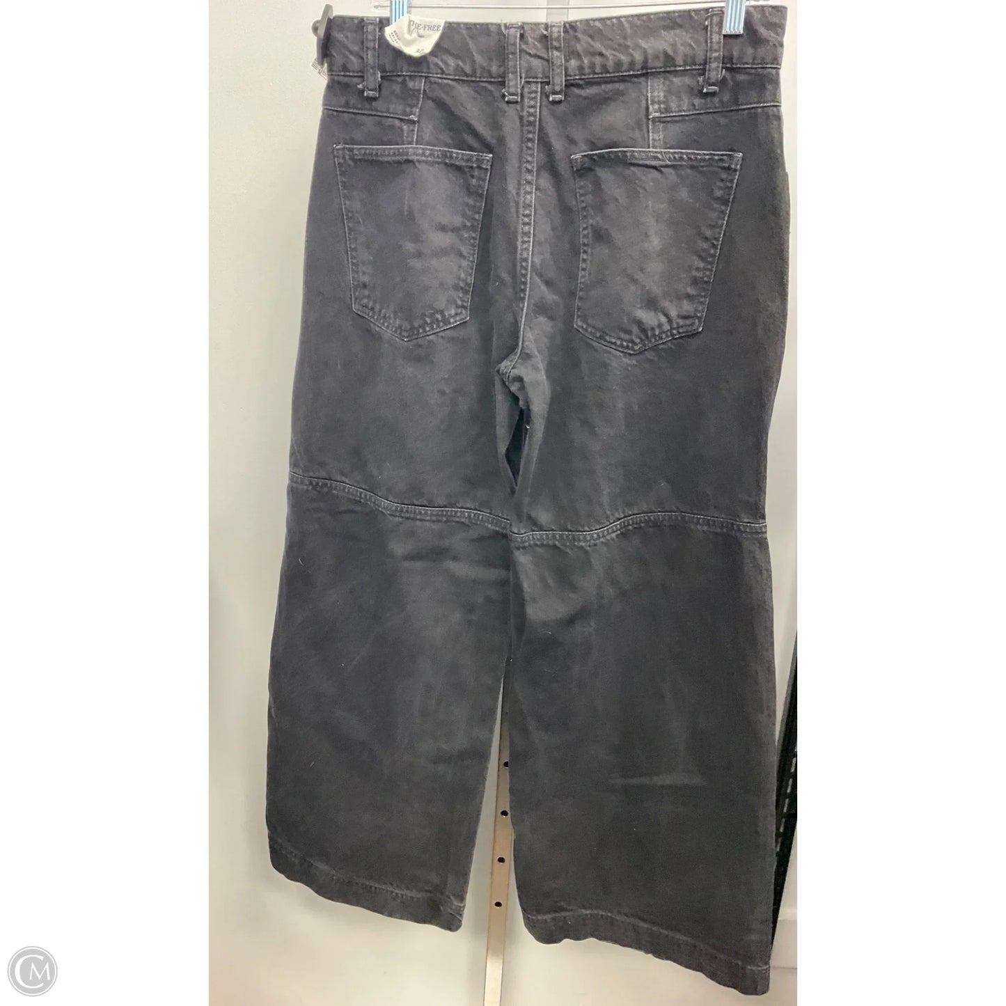 Jeans Wide Leg By We The Free In Black, Size: 10