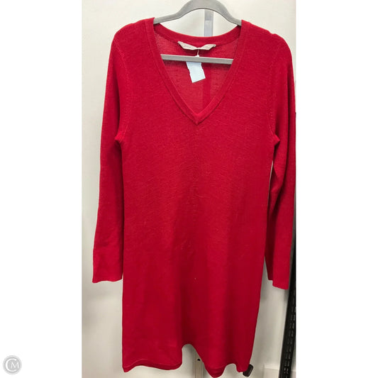 Dress Sweater By Athleta In Red, Size: L