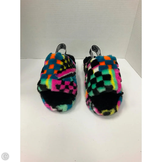 Slippers Designer By Ugg In Multi-colored, Size: 8