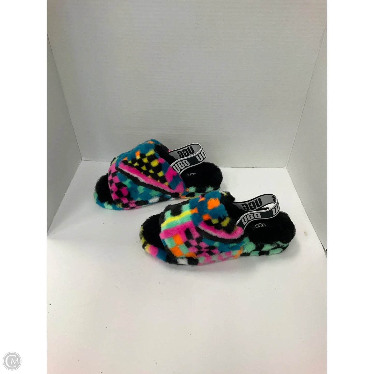 Slippers Designer By Ugg In Multi-colored, Size: 8