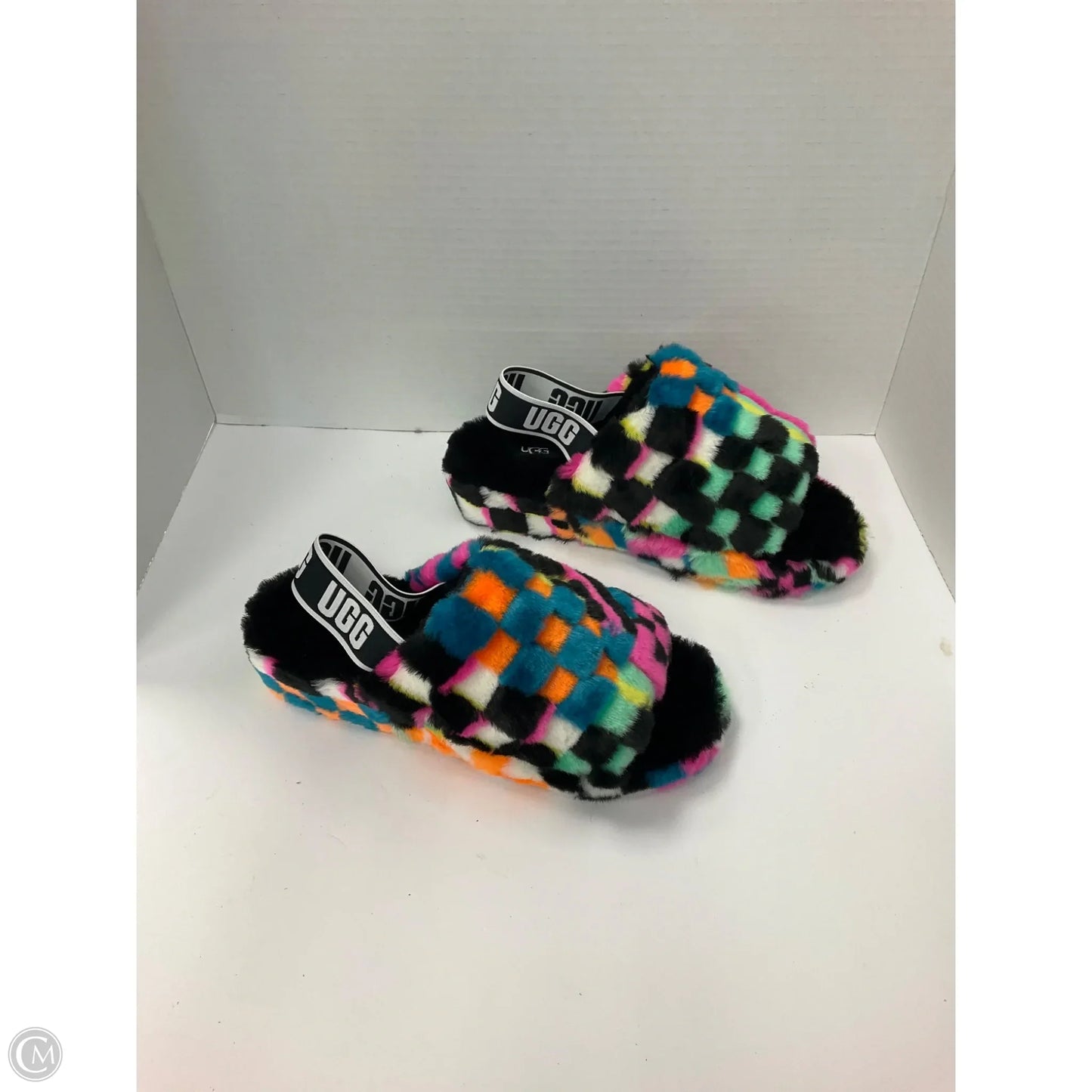 Slippers Designer By Ugg In Multi-colored, Size: 8