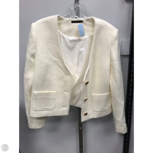 Blazer By Elie Tahari In Cream, Size: M