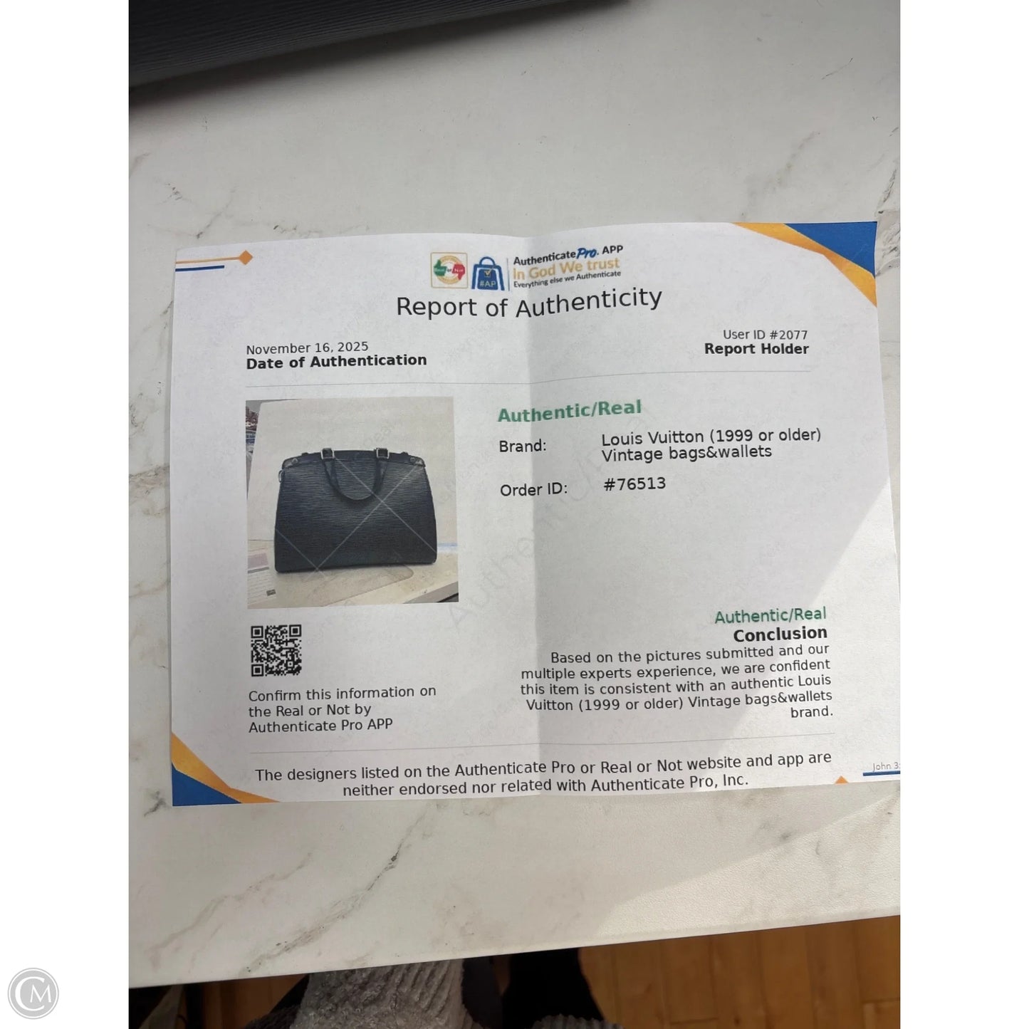 Handbag Luxury Designer By Louis Vuitton, Size: Large