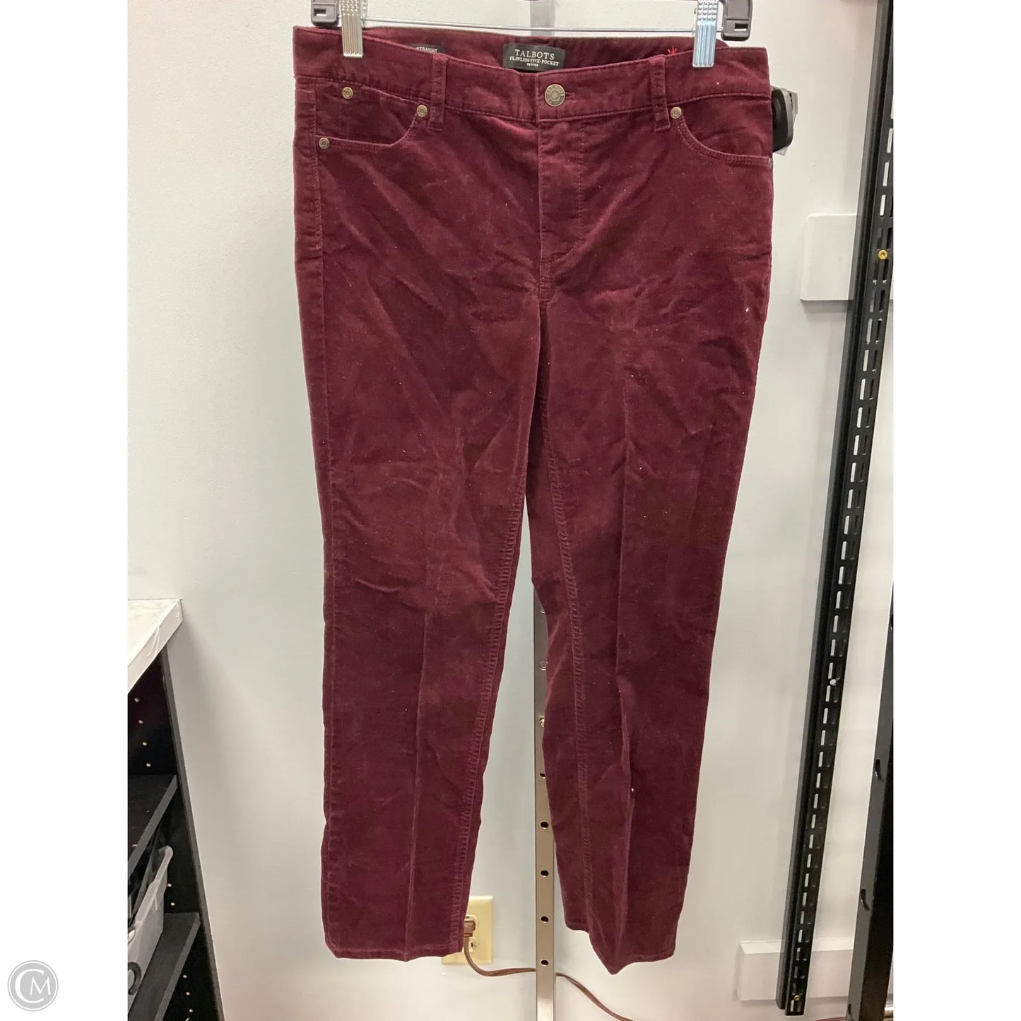 Pants Corduroy By Talbots In Maroon, Size: 8p