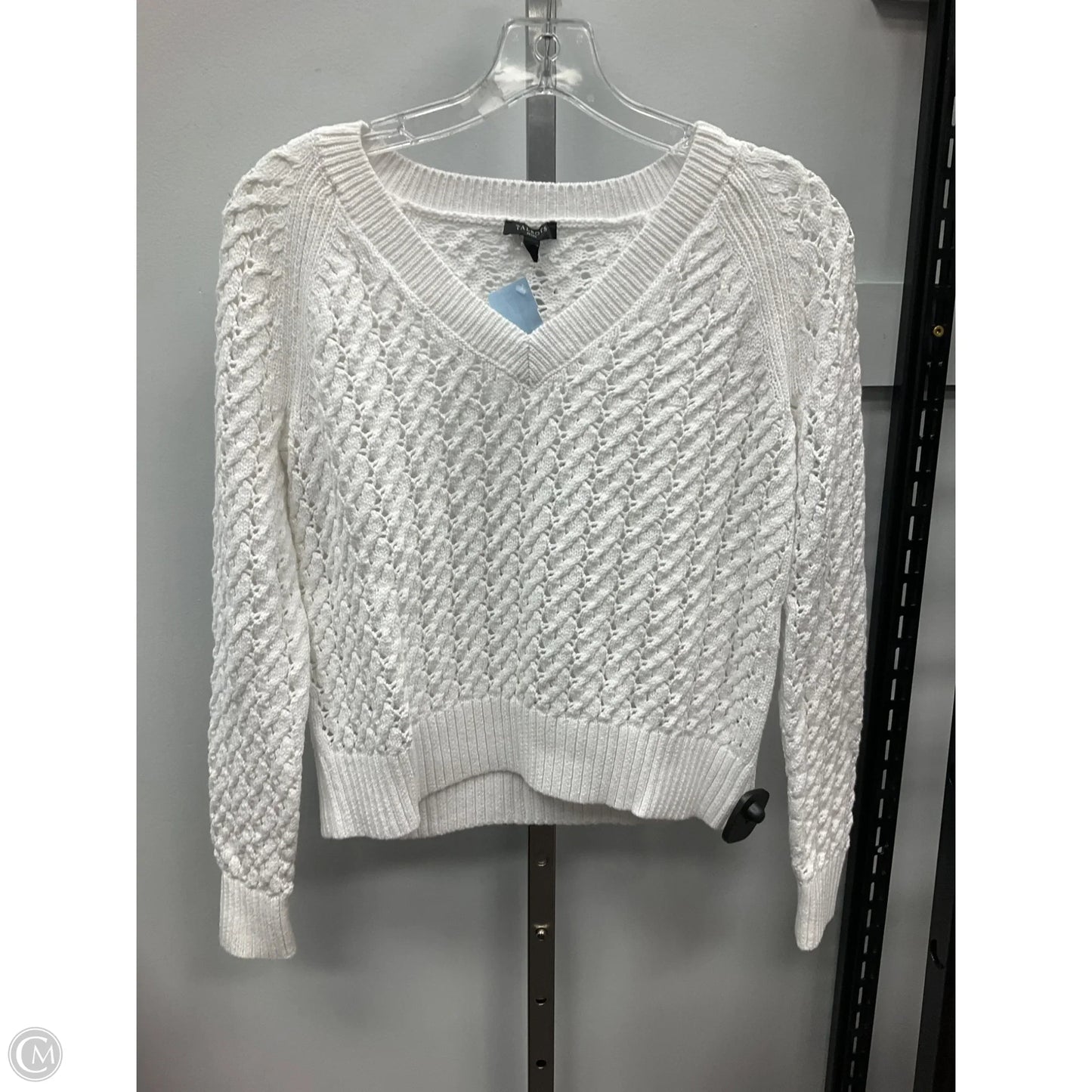 Sweater By Talbots In White, Size: Sp