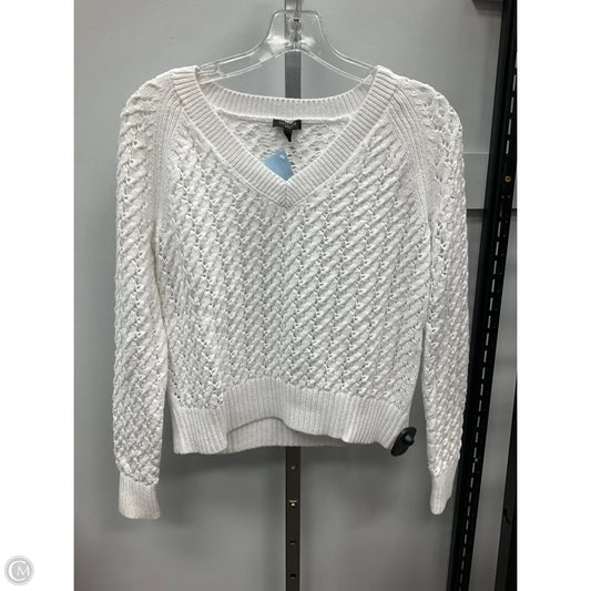 Sweater By Talbots In White, Size: Sp