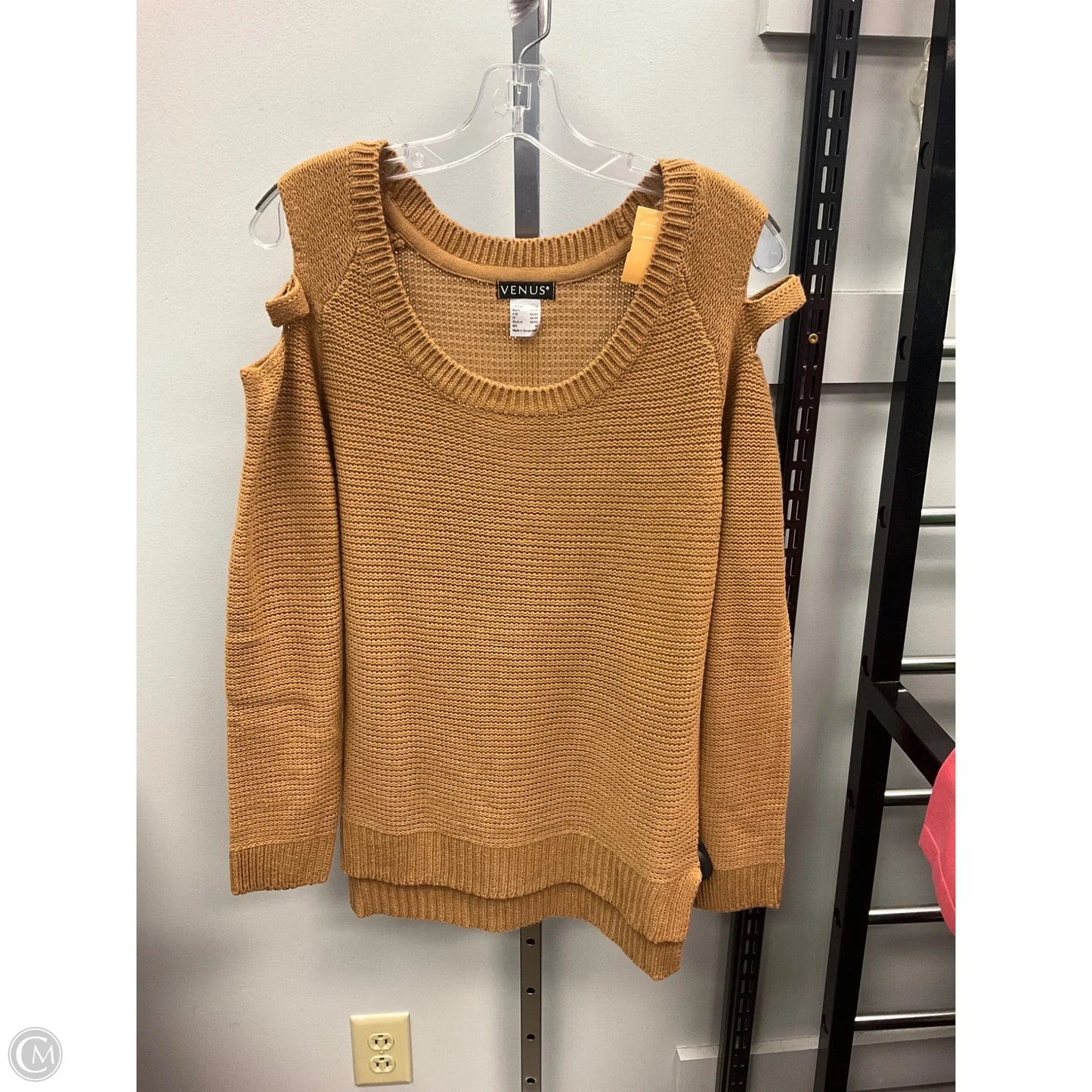 Sweater By Venus In Tan, Size: M