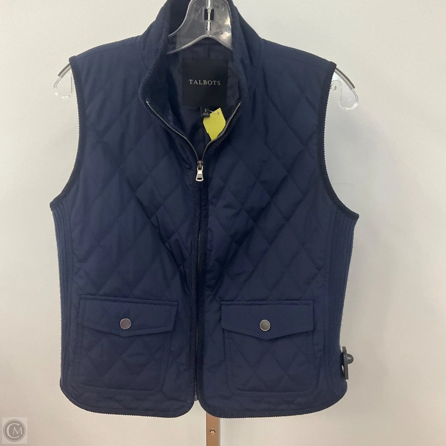 Vest Other By Talbots In Navy, Size: S